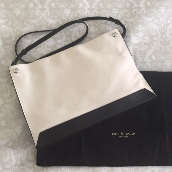 Rag & Bone Compass Colorblock LeatherCrossbody NEW - Picture 1 of 8